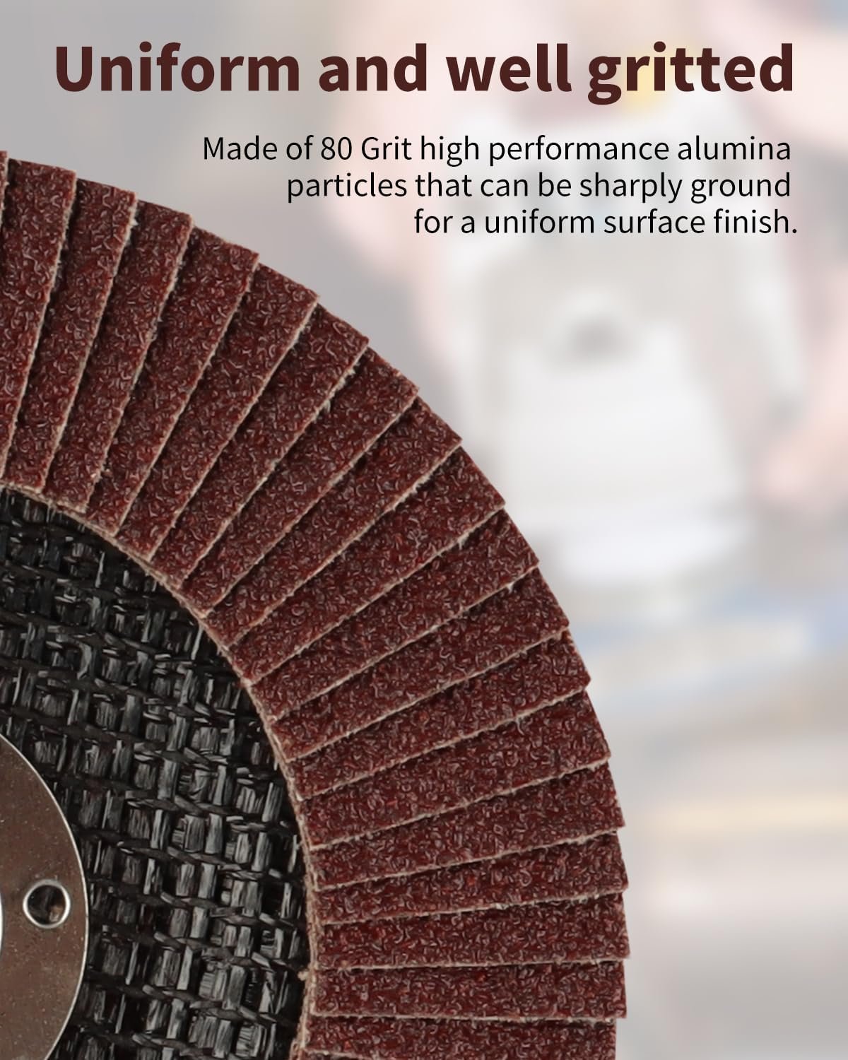 Flap Discs 4 Inch (100 mm) #80 Grit