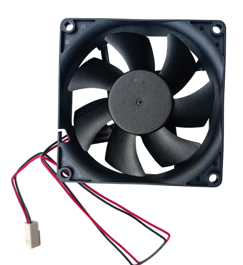12V Brushless 3-Inch DC Exhaust Cooling Fan (80x80mm, Pack of 1)