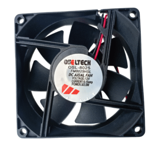 12V Brushless 3-Inch DC Exhaust Cooling Fan (80x80mm, Pack of 1)