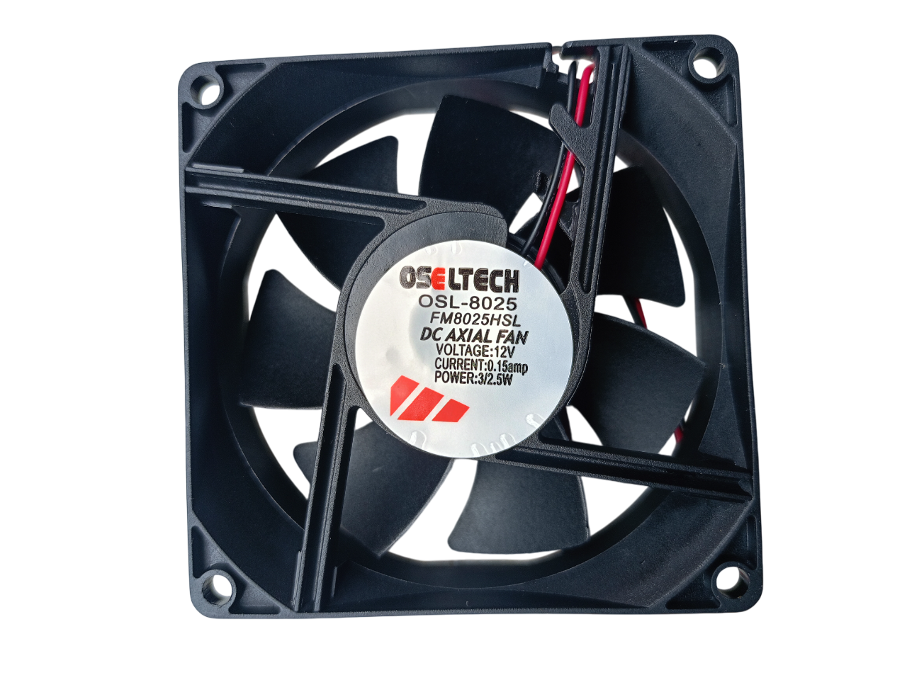 12V Brushless 3-Inch DC Exhaust Cooling Fan (80x80mm, Pack of 1)