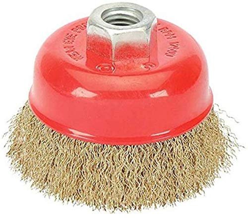 3 inch 75mm Brass Circle Wire Cup Brush for All 4 inch Angle Grinder