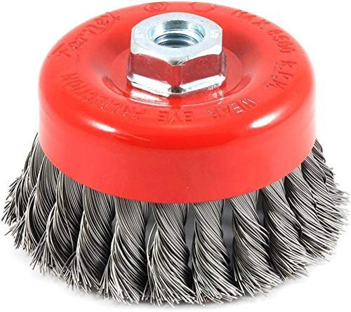 3 inch 75mmTwisted Wire Wheel Knotted Cup Brush