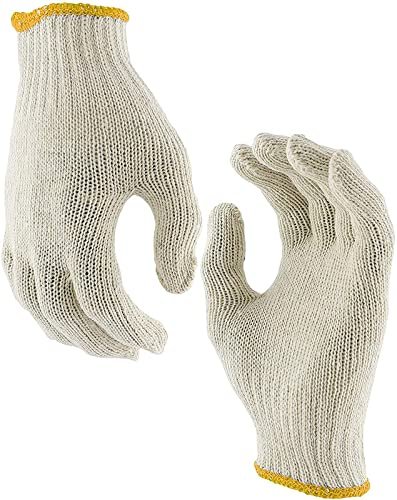 Unisex Cotton Knitted Reusable Washable Knitted/Sewing Cotton Plain Winter/Normal Use Safety Hand Gloves