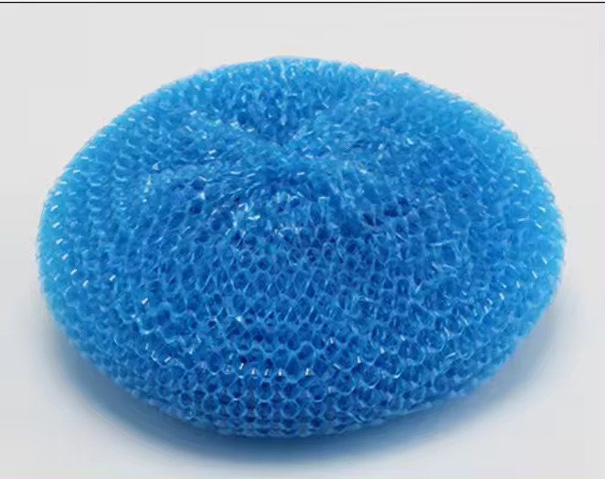 Round Nylon Scrubber - Non-Scratch Plastic Mesh Scourer
