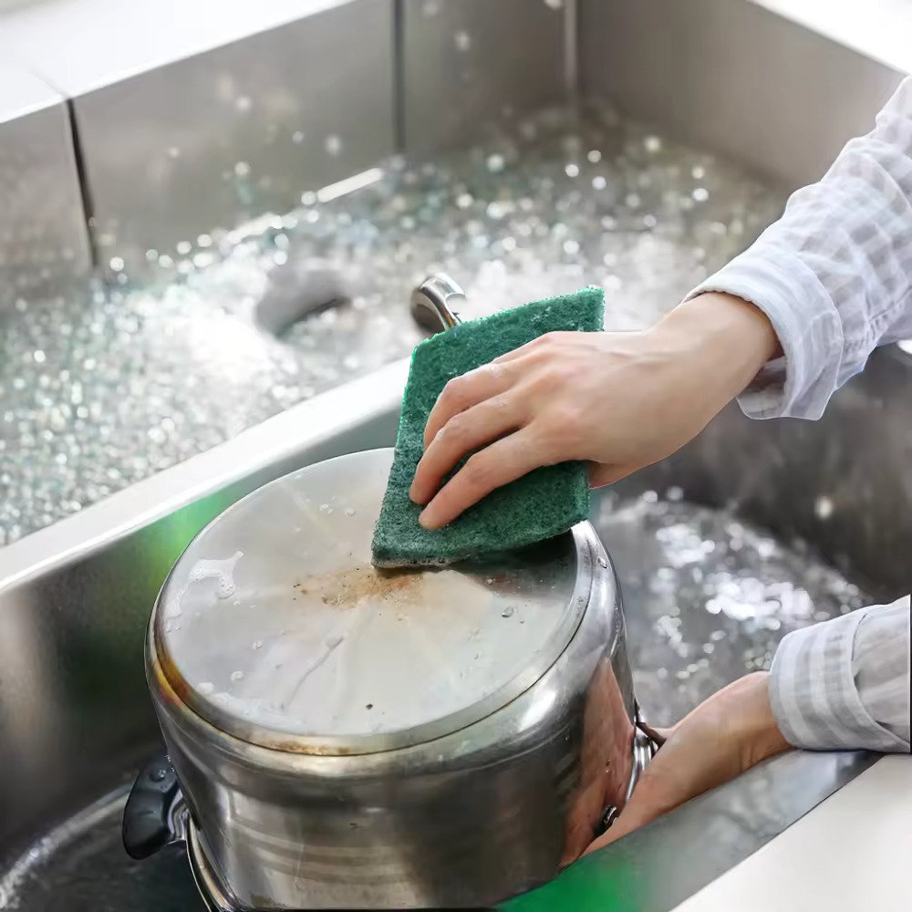 Eco-Friendly Kitchen Scrub Pads - Multipurpose Dish Wash Scrubber