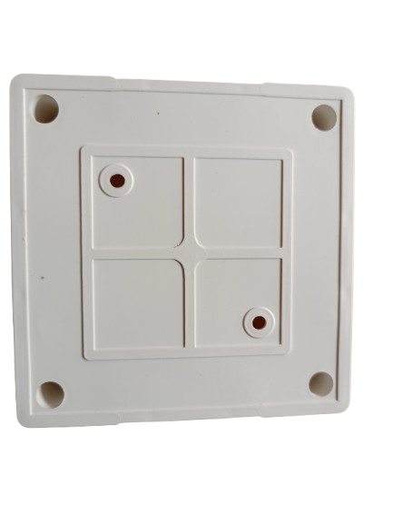 PVC Square Junction Box (4 Inch x 4 Inch x 1.75 Inch)