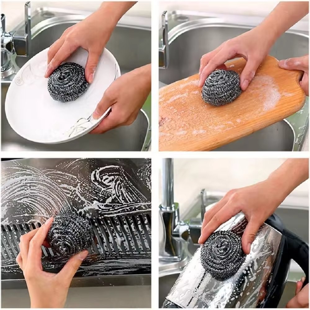 Versatile Stainless Steel Scrubber