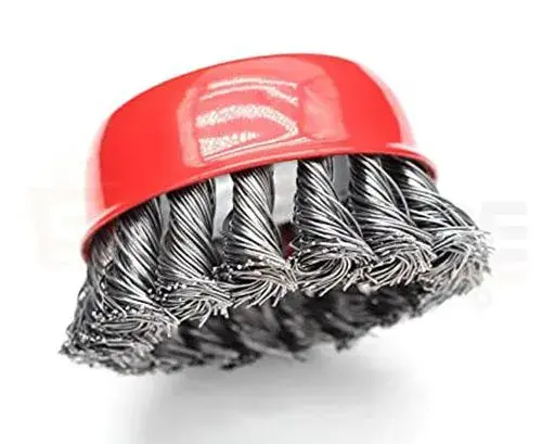 3 inch 75mmTwisted Wire Wheel Knotted Cup Brush