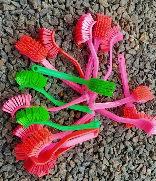 Multipurpose Cleaning Brush - Sturdy Polypropylene Polyester Material (Multicolor)