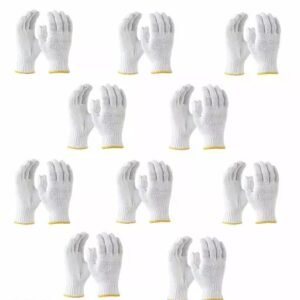 Unisex Cotton Knitted Reusable Washable Knitted/Sewing Cotton Plain Winter/Normal Use Safety Hand Gloves