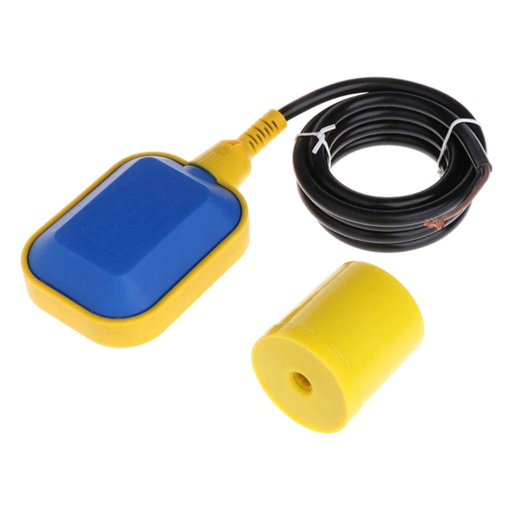 Float Switch Water Level Sensor for Water Tank | 250V IP68 Waterproof Float Switch with 2 Meter Wire | NO/NC Auto Cut Off Float Valve(Pack of 1)