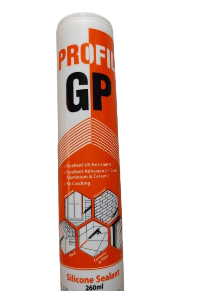 General Purpose GP Silicone Sealant (White), [1 CARTRIDGE = 260 ml]