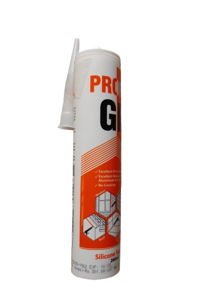 General Purpose GP Silicone Sealant (White), [1 CARTRIDGE = 260 ml]