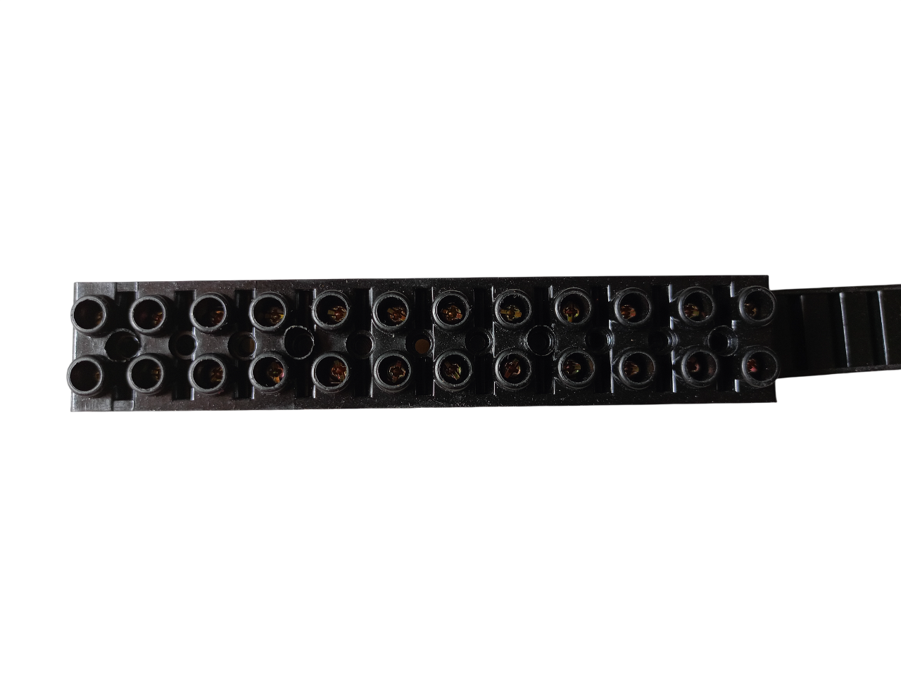 6A 12 Way Bakelite Connector Strip Double Row Barrier Terminal Bakelite Connector