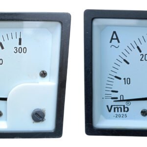72 mm AC Analog Ampere Meter (0-30A) & Analog Voltmeter (0-300V) Combo