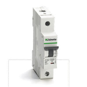 KINETO 20A Single Pole MCB│C-Curve Miniature Circuit Breaker with Overload & Surge Protection