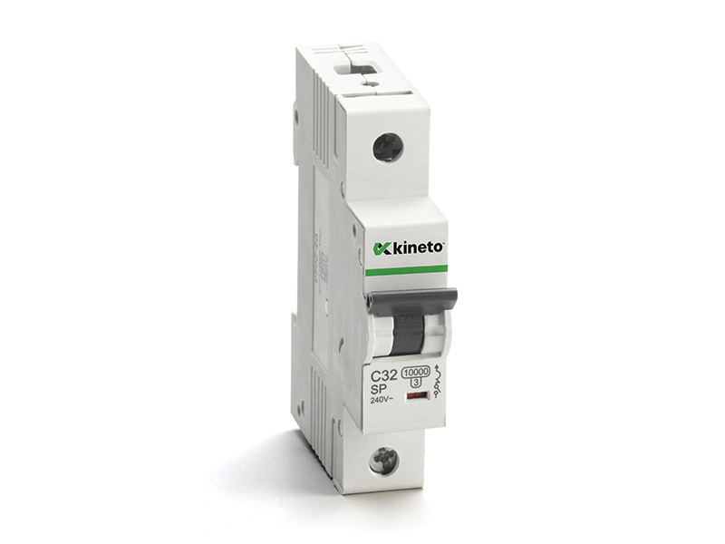 KINETO 20A Single Pole MCB│C-Curve Miniature Circuit Breaker with Overload & Surge Protection